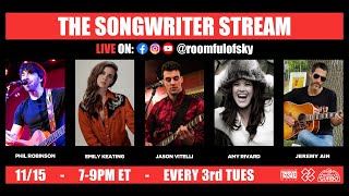 The Songwriter Stream (5 Acts, feat. Emily Keating & Amy Rivard)