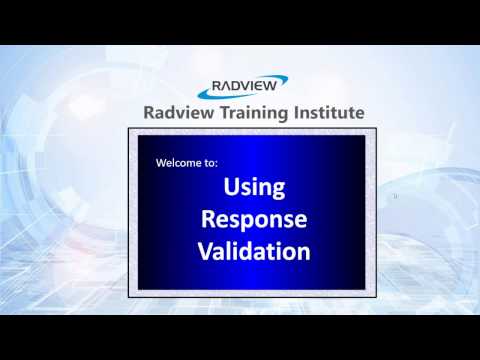 Response Validation in WebLOAD