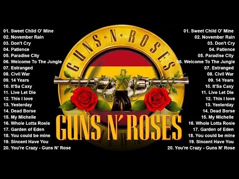 Gun N 'Roses Greatest Hits Full Album 2023 - Best Of Gun N' Roses