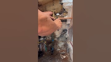 Sleeving Copper Pipe Like A Boss #diy #plumbing #asmr #youtubeshorts