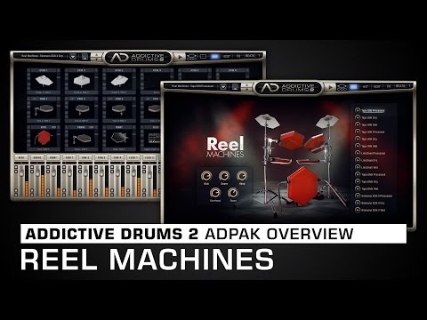 Addictive Drums 2 ADpak Overview: Reel Machines