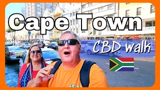 Exploring Cape Town CBD and walking Down Kloof to Long Street