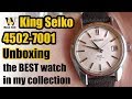 King Seiko 4502-7001 Unboxing