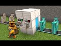 Minecraft UPGRADED IRON GOLEM TO SUPER DIAMOND GOLEM WITH CONVEYOR BELT MACHINE !! Minecraft Mods