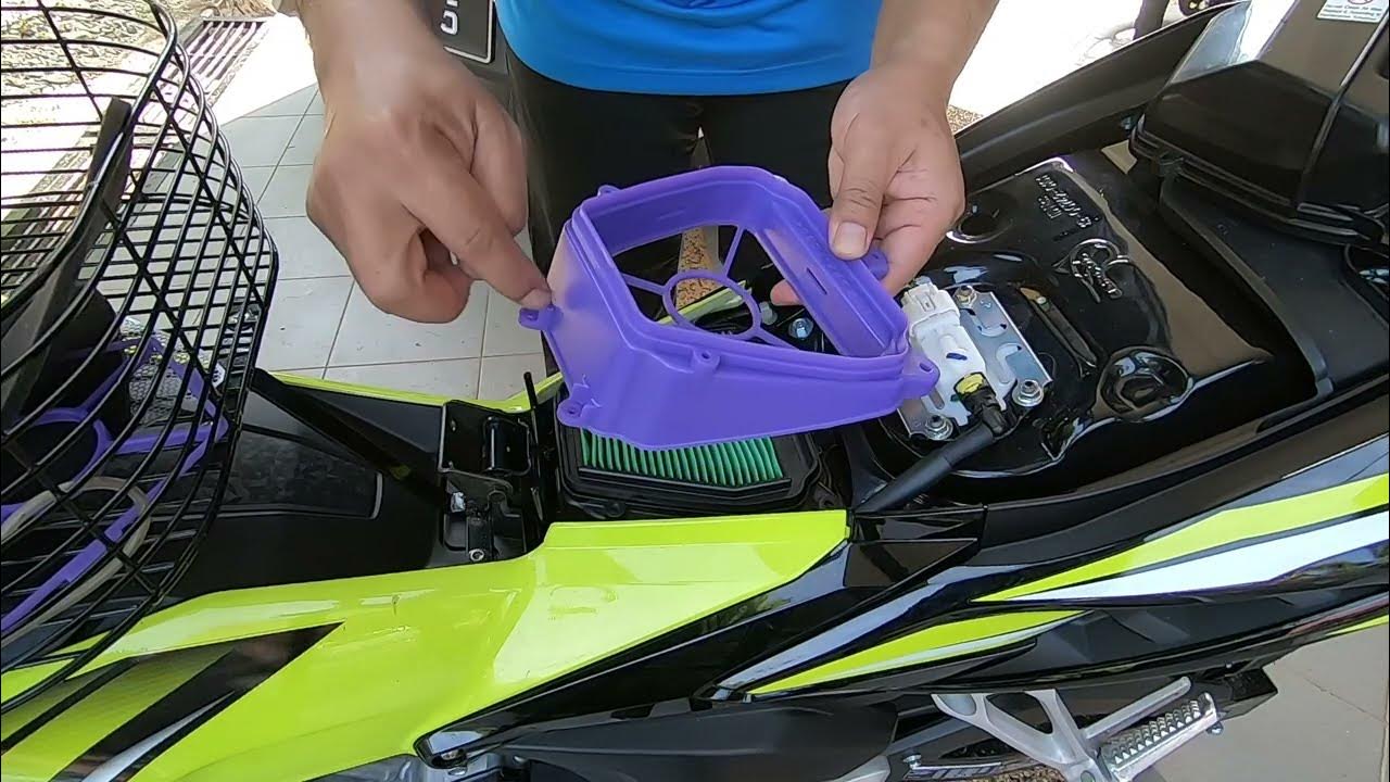 Masalah yang akan dihadapi jika nak tukar UMA Air Filter kat RSX 150. Boleh  pakai ker tak ni.. - YouTube
