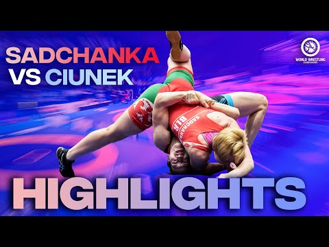 H. SADCHANKA (BLR) v. E. CIUNEK (POL) | WW 68kg | 2019 European Championships | Repechage