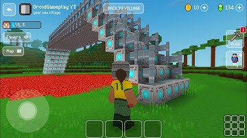 Bridge on Lava - Block Craft 3d: Building Simulator Games for Free