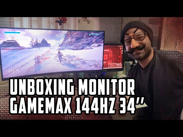 Unboxing e Mini Review Monitor Gamemax 32 QHD 144hz 