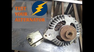 Testing a Mopar Alternator and Voltage Regulator On the Car
