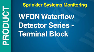 WF -- WFDN - WFDN Waterflow Detector Series - Terminal Block