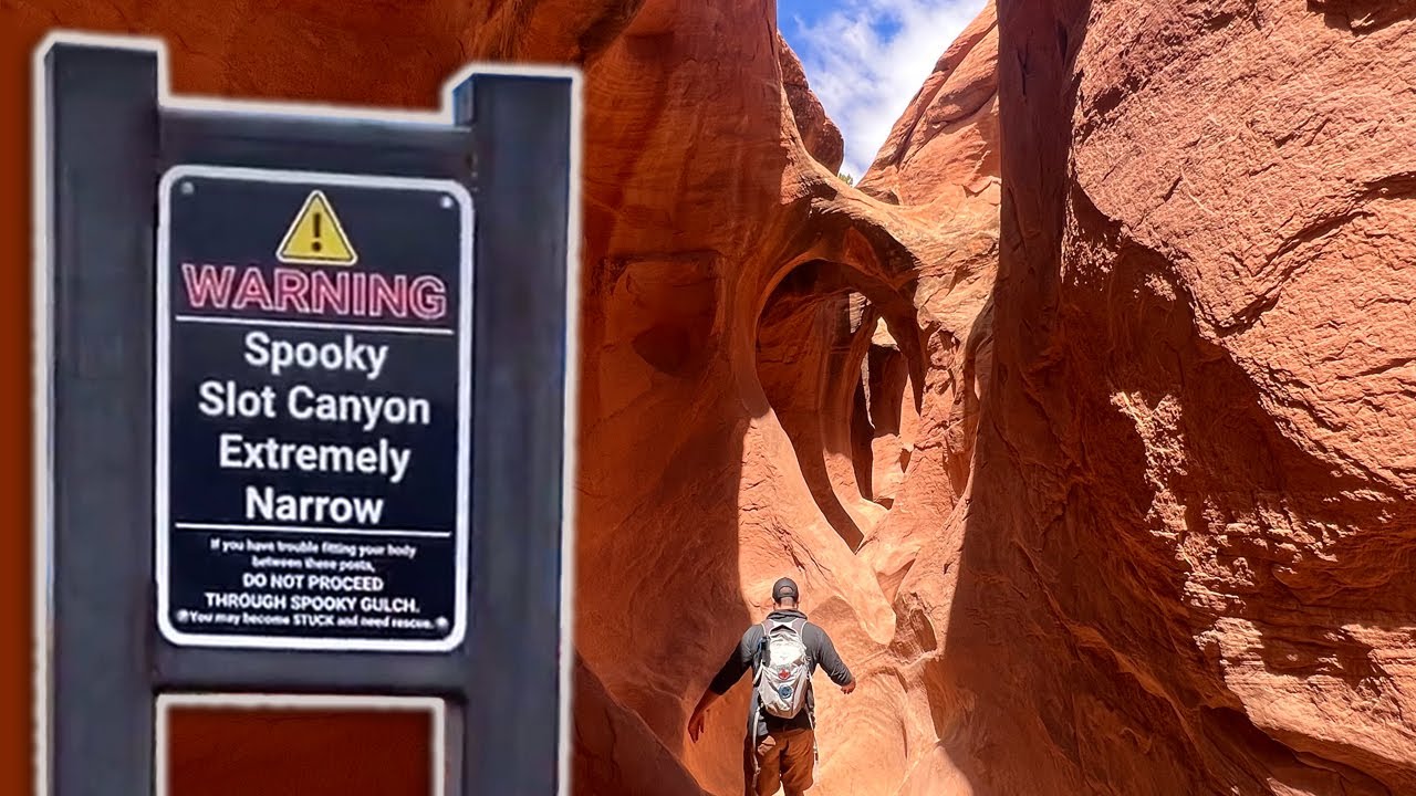 Would You Hike Through a Narrow SLOT CANYON? || Adventurous Hike in Escalante Utah