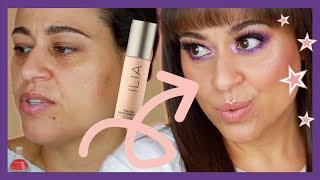 Ilia True Skin Serum Foundation | DRY, Mature Skin Wear Test and Review