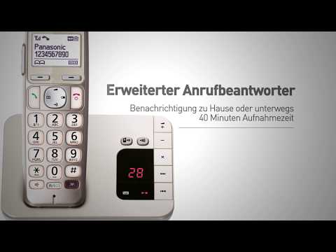 Seniorentelefon KX-TGE220 mit einfacher Bedienung und großem Display | Panasonic Produktvorstellung Seniorentelefon KX-TGE220 mit einfacher Bedienung und großem Display | Panasonic Produktvorstellung