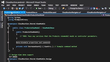 Building an Android App with MvvmQuickCross and Xamarin - Teaser