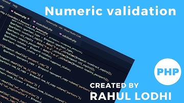 PHP Tutorial #17 - phone number validation using jQuery