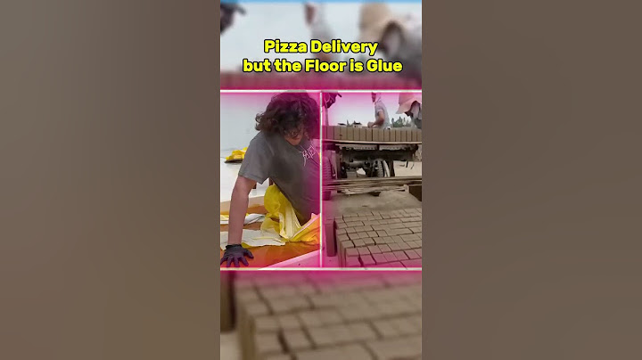 Pizza Delivery, but the Floor is Glue