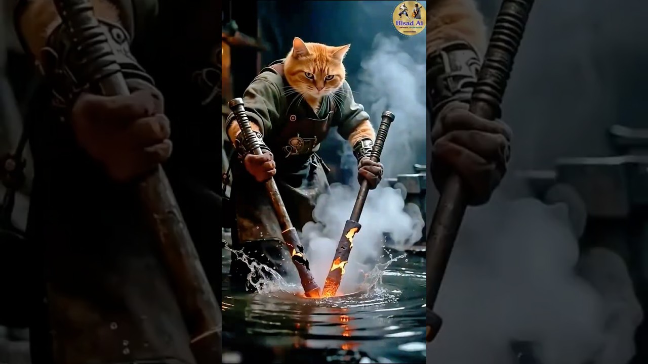 The Blacksmith Cat's Revenge | A Ninja Cat's Story 🐱⚔️🐺  | Bisad Ai |  