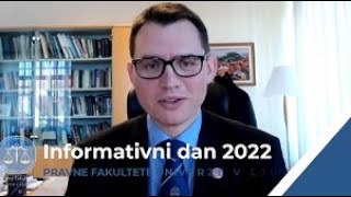 Informativni dan Pravne fakultete UL 2022