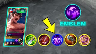 CHOU NEW META BUILD AND EMBLEM SET 2021 | Mobile Legends