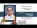 Funeral service live web cast of mr cm philip 82 on  25 05 2024  08  00am ist