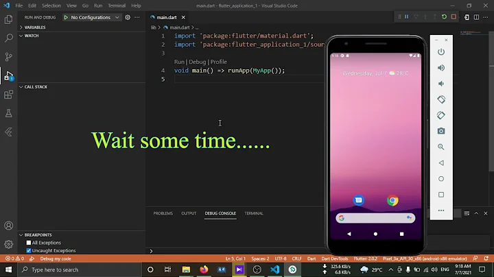 How to open and Run Android Emulator in VS code