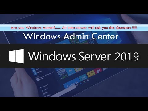 windows server 2019 admin center windows server 2019 admin center