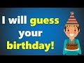 I will guess your Birthday - Crazy math trick!!!