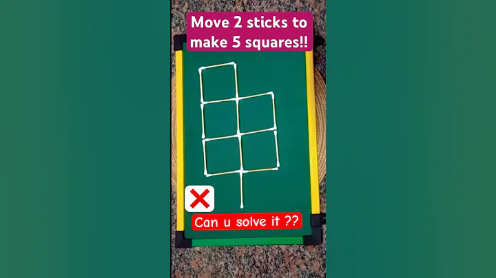 Matchstick Puzzle| Puzzles with Answer| Try to Solve Shape Puzzle- only Brilliant Minds can Solve
