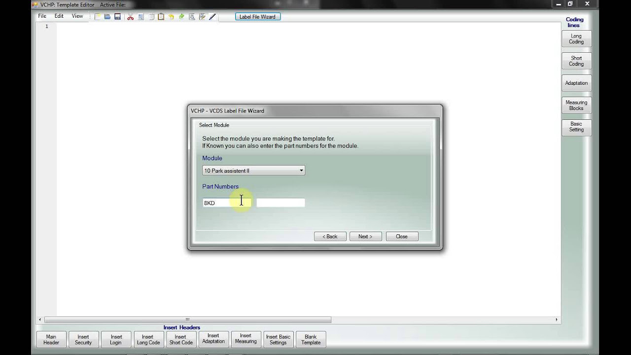 VCHP   VCDS Label File Editor  Creator