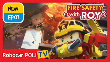🔥Fire safety with Roy | EP01 | Useful but Dangerous Fire | Robocar POLI | Kids animation