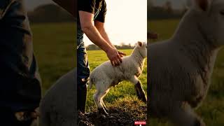 Tiny Lamb’s Epic Rescue! 🐑💦