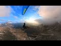 Parapente dvoluy  3 marche et vol au coucher de soleil