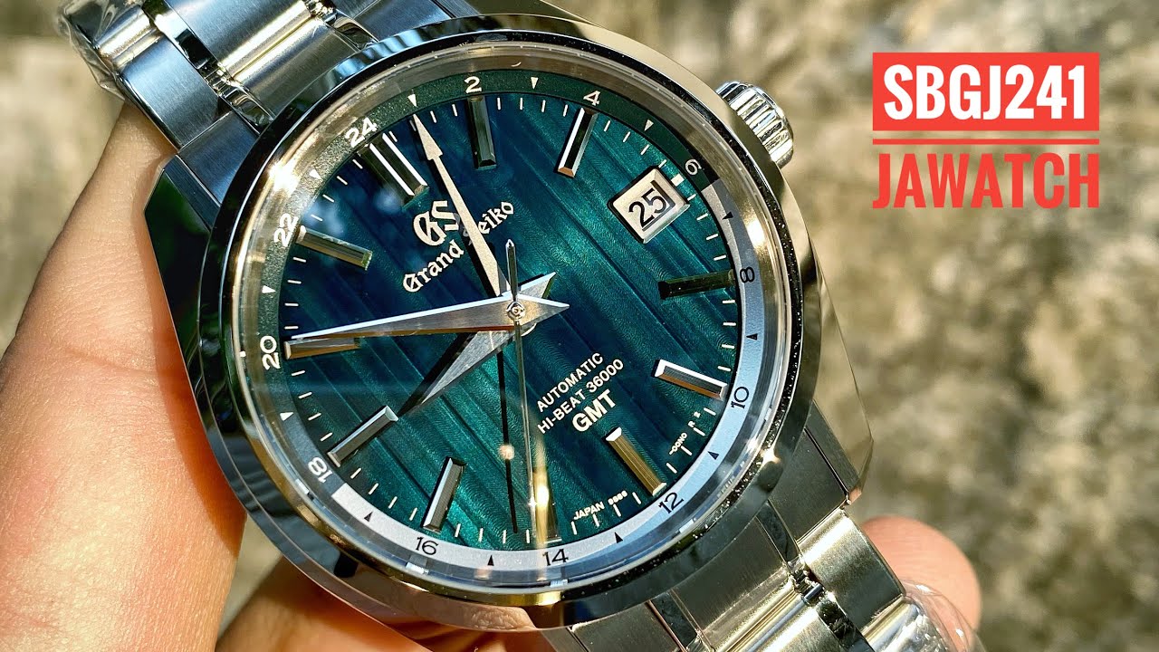 Lướt nhanh Siêu phẩm] Grand Seiko SBGJ241 jade green Aurora Dial #Jawatch  zalo 0986892959 - YouTube