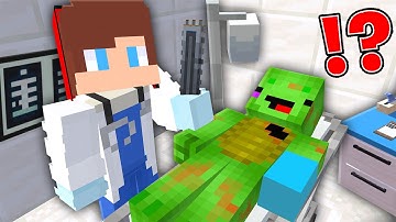 Mikey raakt gewond in Minecraft