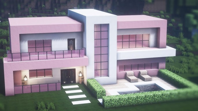 How to Build a Cute Modern Pink House