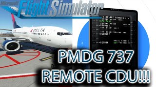 Microsoft Flight Simulator | Fergo Virtual CDU | PMDG 737 Remote CDU screenshot 1