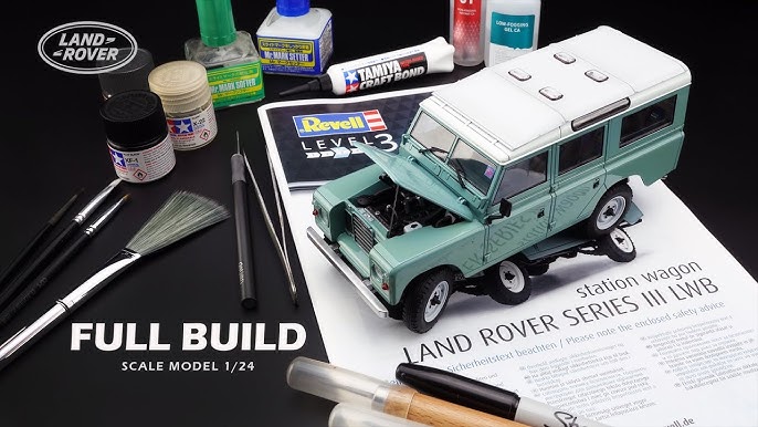 1:24 Land Rover Revell LWB Series Build YouTube III - (Full Video)