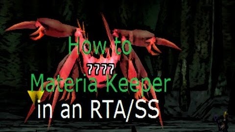Lucky7s Materia Keeper RTA SS Speedrun Strategy