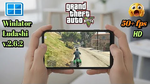 GTA V running at 50+ fps on Winlator Ludashi v.2.6.2 is just Insane 🔥🔥 🚀🚀 #gtav  #winlatorludashi 