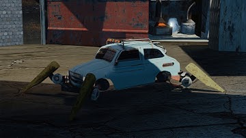 Scavenge - post-apocalypse Zaporozhets (3d model in Blender)