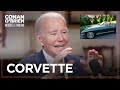 President Joe Biden Has (Safely) Hit 132MPH In His Corvette | Conan O&#39;Brien Needs A Friend