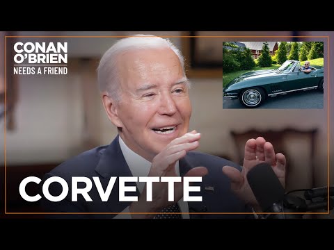 President Joe Biden Has (Safely) Hit 132MPH In His Corvette | Conan O'Brien Needs A Friend