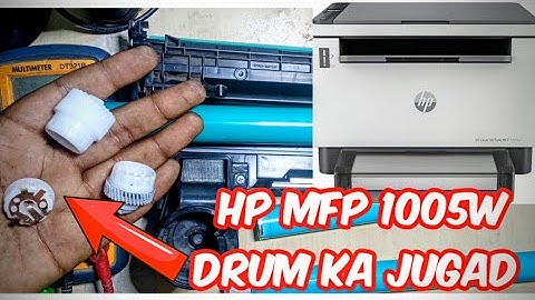 Hp 1005W New Model Refill And Drum Change tank 1005w Printer | black line print problem solution