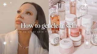 How to get clear skin✨?| Tips to remove acne