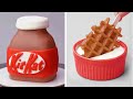 Coca Cola Bottle Cake Hacks From Chocolate | Oddly Satisfying Rainbow Candy | Perfect Cakes