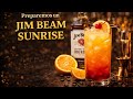 ¿Cómo Preparar un Jim Bean Sunrise?