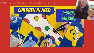 Diy Pudsey Bear T-Shirt Kids Arts Crafts For Bbc Children In Need Charity Ideas