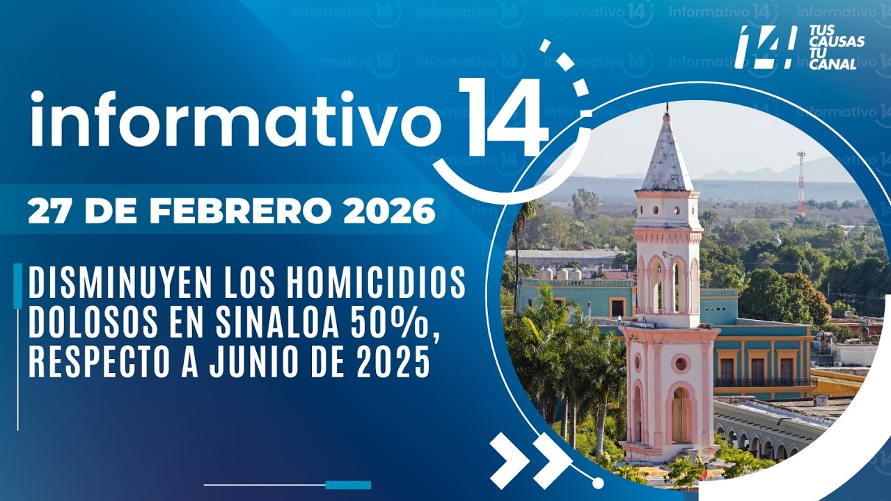 Informativo14: Disminuyen los homicidios dolosos en Sinaloa 50% ...
