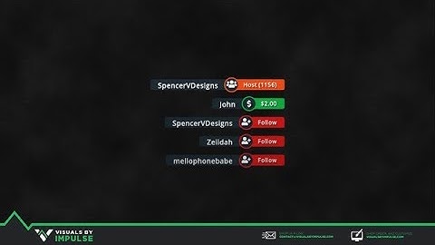 PolyColor Animated Eventlist