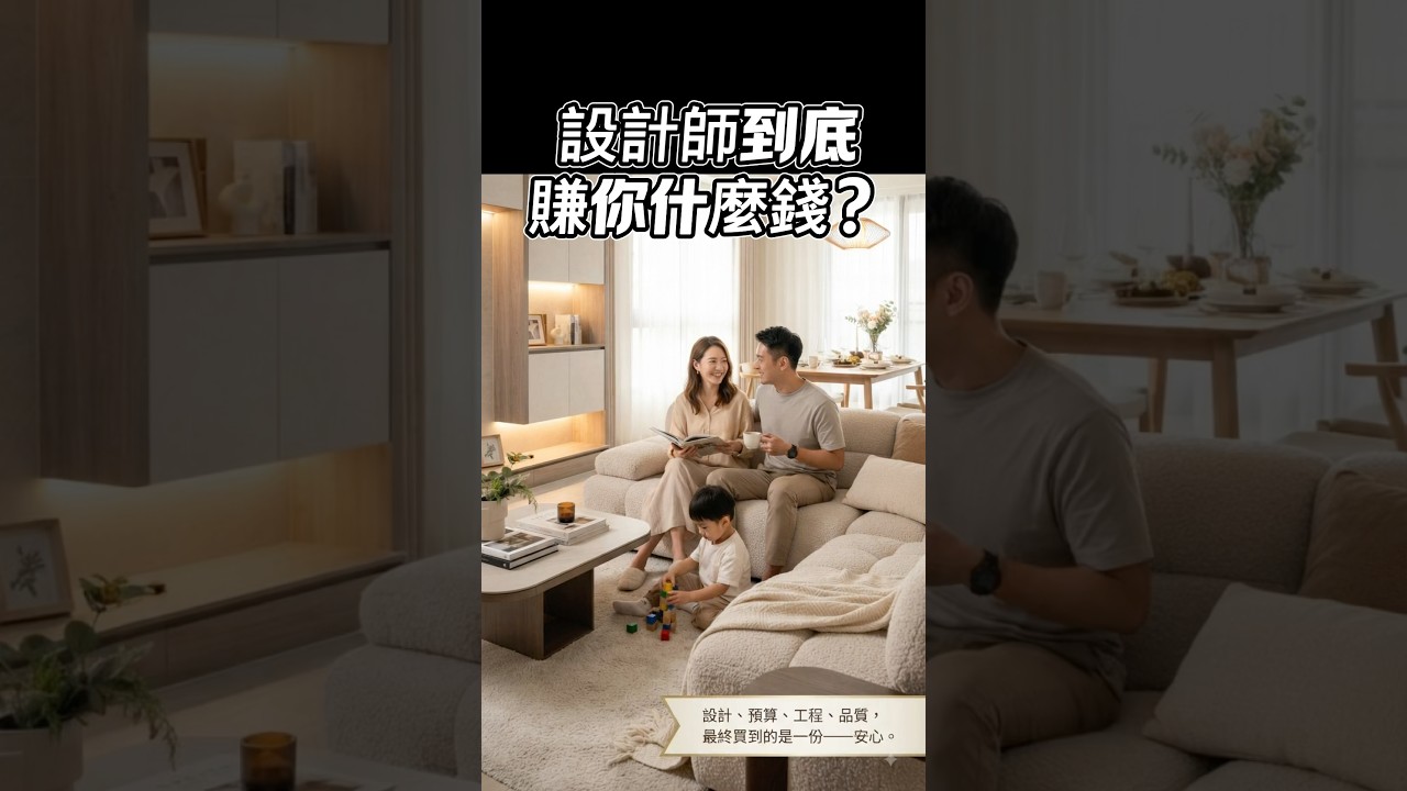 設計師到底賺你什麼錢？#室內設計 #裝潢 #裝潢報價 #裝潢預算 #裝潢避坑 #設計師 #室內設計師 #裝修 #裝潢工程 #裝潢知識 #裝潢費用 #裝潢陷阱 #新成屋 #老屋翻新 #Gabo設計師 縮圖